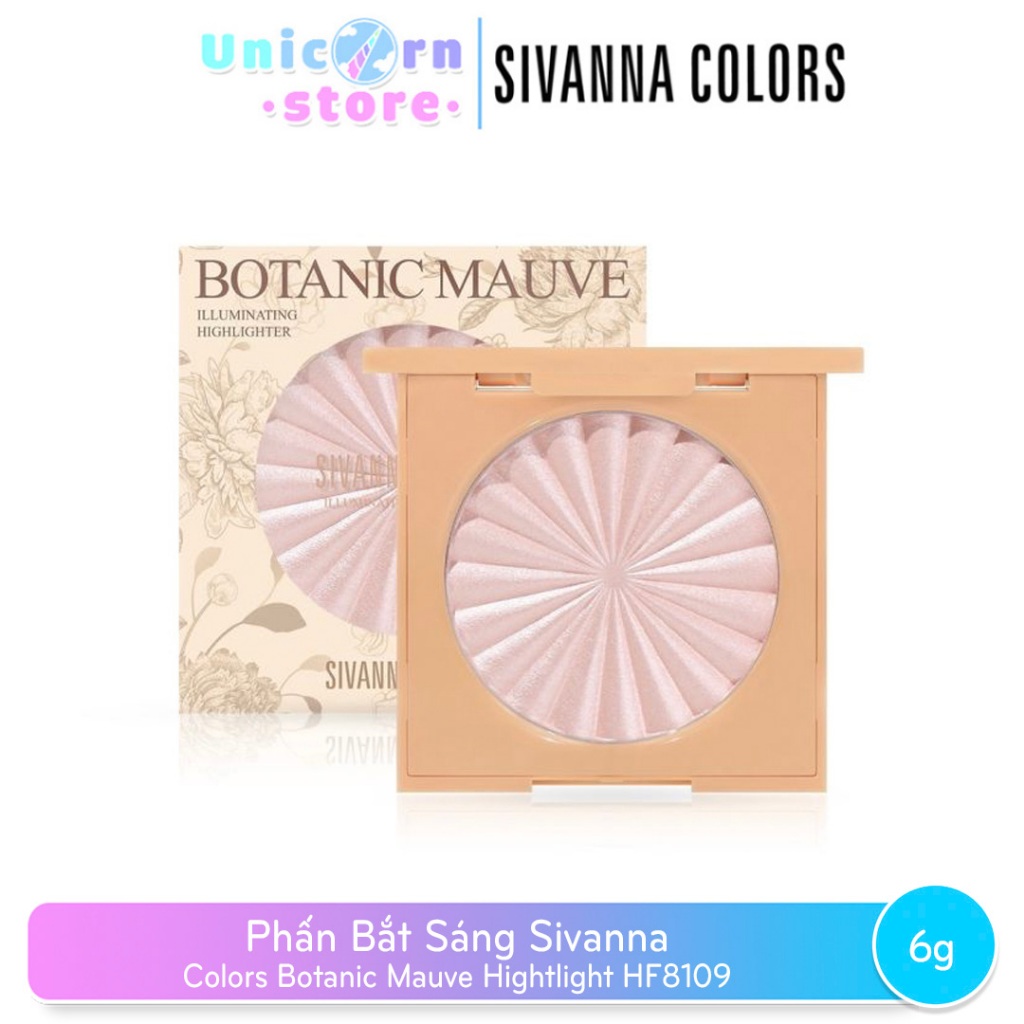 Phấn Bắt Sáng Sivanna Botanic Mauve Illuminating Highlighter HF8109
