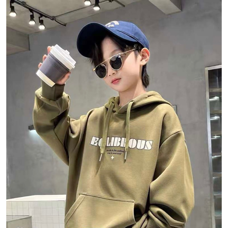 Áo hoodie nỉ mũ đại bàng size 22-50kg