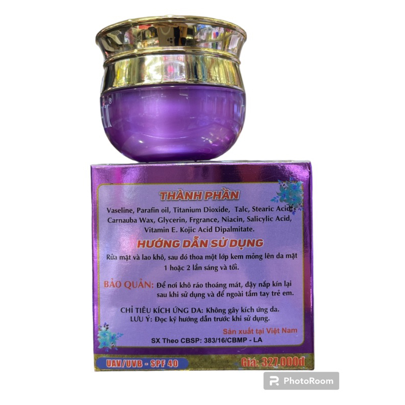 kem Ichi dưỡng trắng chống lão hóa 25gram