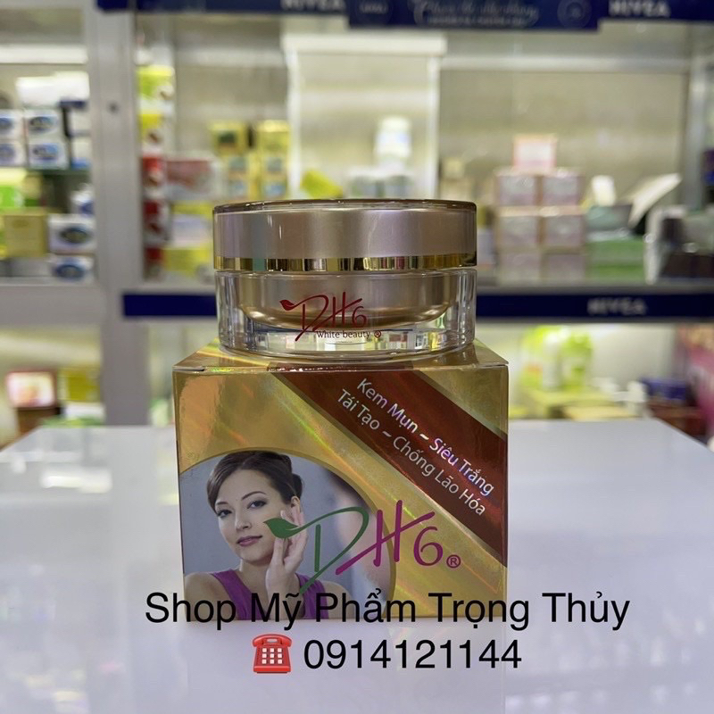 Kem DH6 mụn siêu trắng tái tạo chống lão hoá 20gram