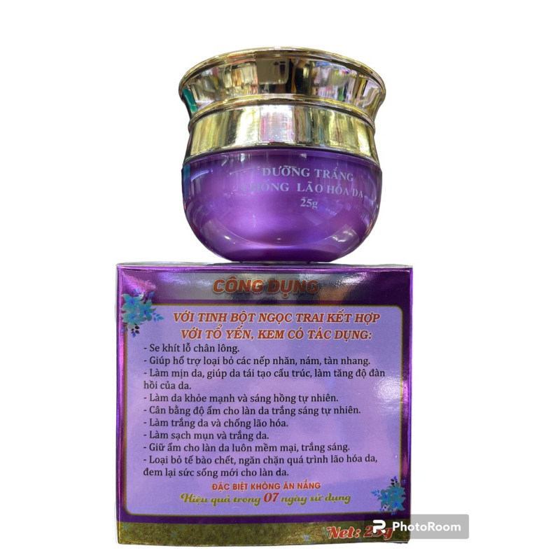 kem Ichi dưỡng trắng chống lão hóa 25gram
