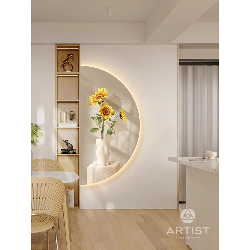 Tranh 3D Led Bán Nguyệt Trang Trí Phòng Khách, Phòng Ngủ, Decor Quán Cafe, Tiệm Nail, Quà Tặng Ohadecor