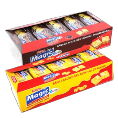 Bánh Magic Kẹp Kem Hộp 300g (20 gói bánh) | Shopee Việt Nam