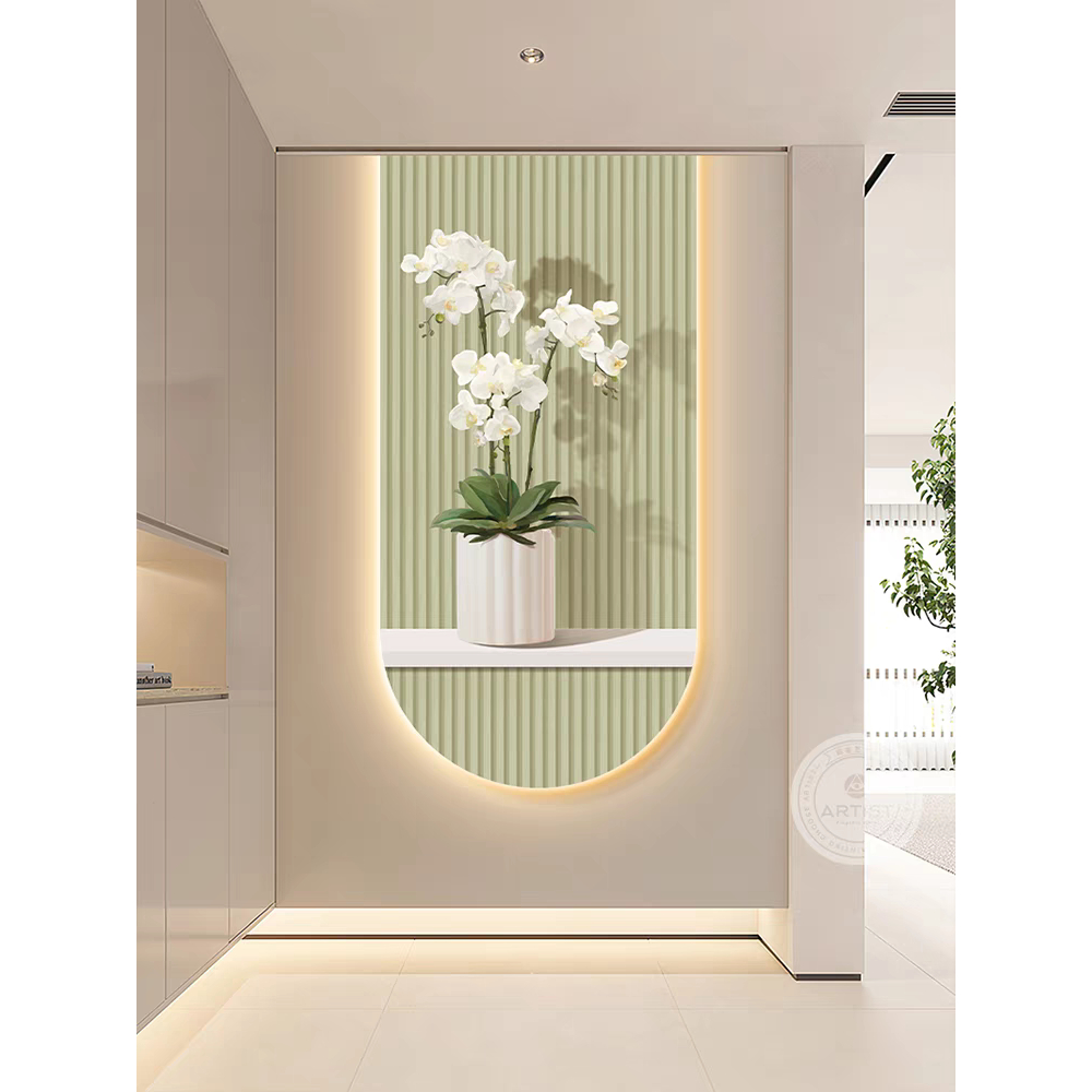 Tranh Điện Treo Tường Bình Hoa Trang Trí Phòng Khách, Phòng Ngủ, Decor Quán Cafe, Tranh Cho Tiệm Hoa, Quà Tặng Khai Trươ
