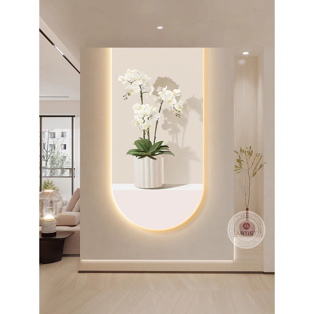 Tranh Điện Treo Tường Bình Hoa Trang Trí Phòng Khách, Phòng Ngủ, Decor Quán Cafe, Tranh Cho Tiệm Hoa, Quà Tặng Khai Trươ