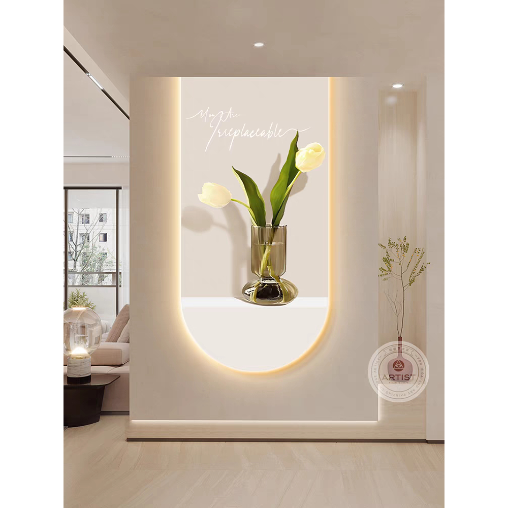 Tranh Điện Treo Tường Bình Hoa Trang Trí Phòng Khách, Phòng Ngủ, Decor Quán Cafe, Tranh Cho Tiệm Hoa, Quà Tặng Khai Trươ