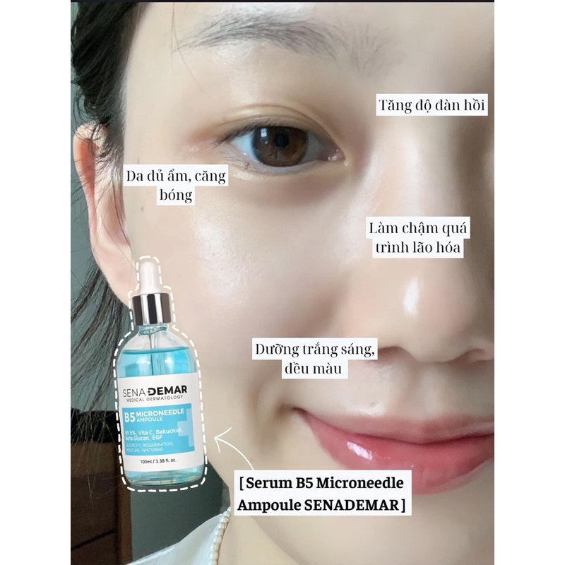 Serum B5 sena demar b5 microneedle ampoule giúp dưỡng ẩm, giảm nhăn, 50ml/100ml - hạn 2028 serum b5 senademar  IS424
