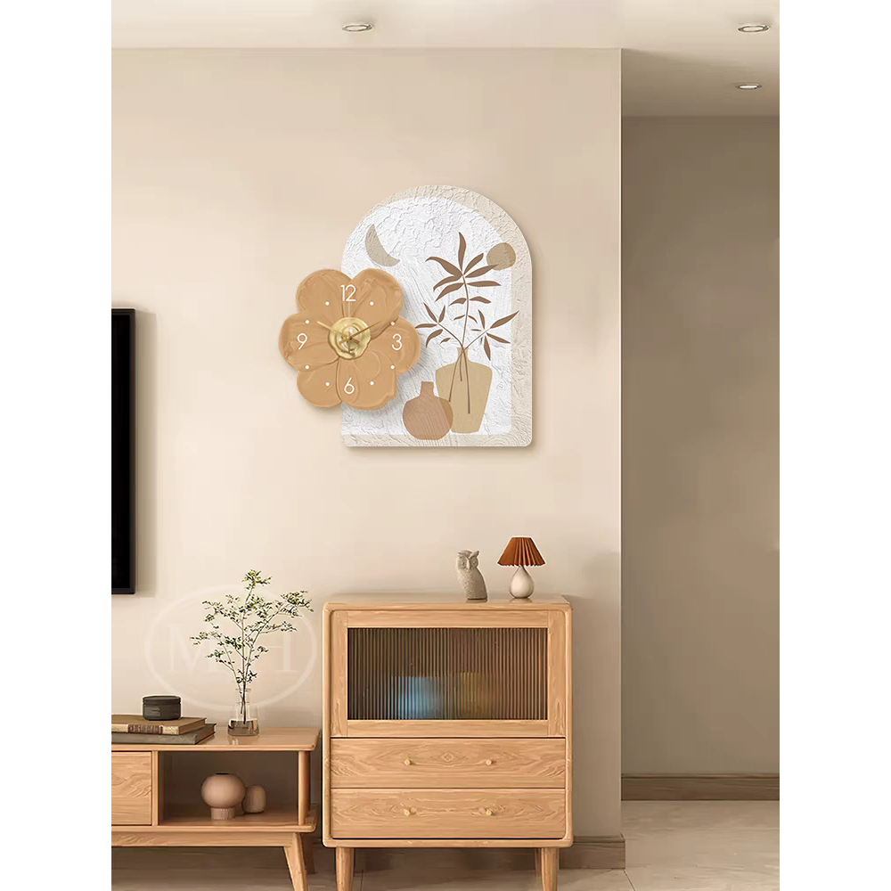 Đồng Hồ Hoa Cúc Có Đèn Led Treo Phòng Khách, Phòng Ngủ, Nhà Bếp, Tranh Trang Trí Lớp Học, Quà Tặng