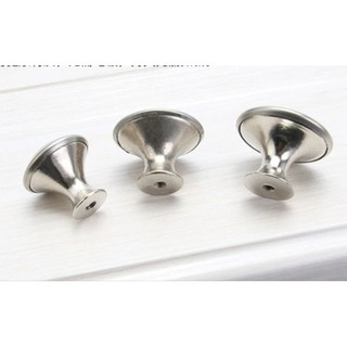 set 10 núm cửa inox tròn kèm ốc, tay nắm kéo các cánh cửa