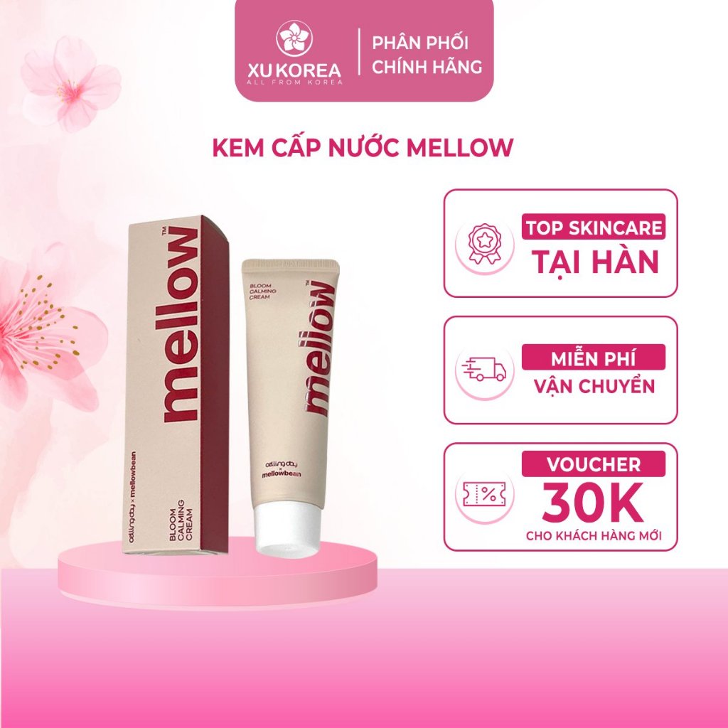 Kem Cấp Nước Mellow Chính Hãng Hàn Quốc 50g | Xù Korea | Shopee Việt Nam
