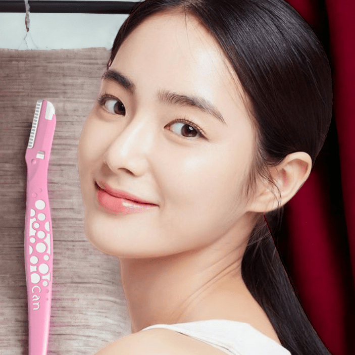 Dao Cạo Lông Mày Lưỡi Thép Có Màng Bảo Vệ Can Kai Eyebrow For Women 17827 ( Set 3 Cây )