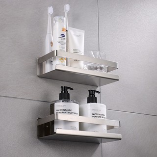 Kệ đựng gia vị Inox SUS304 cao cấp dán tường, Kệ để dầu gội sữa tắm - KGV02