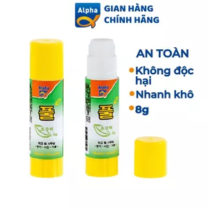 Hồ Khô Dán Giấy Cao Cấp Nhập Khẩu Hàn Quốc Tiện Dụng Cho Học Sinh Thương Hiệu Alpha