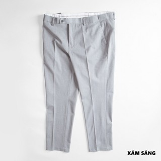 [ BIGSIZE UP TO 135KG ] Quần tây công sở nam Luxury vải giãn 4 chiều cạp tăng chỉnh 5cm 10cm. QACC99