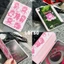 Bao da case i pad Cute Acrylic, phối màu pastel, in 3D & chống ố cho i pad Gen 7 8 9, Air 4 5 6, Pro 11 12.9