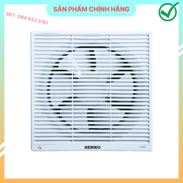 Quạt hút âm tường Senko H150 lọc khuẩn hút mùi nhà vệ sinh dễ sử dụng, lưu thông gió mát