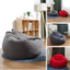 Ghế Lười Bean Bag Dáng Lê 3II HOME Combo Lót Vỏ Vải Nhung Tăm Cao Cấp Size Lớn Chưa Đính Kèm Hạt Xốp