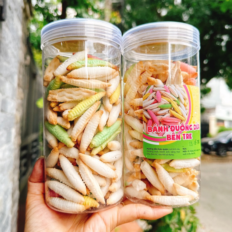 Bánh Đuôn.g Sữa Dừa Bến Tre - 1 Hộp pet 300gr