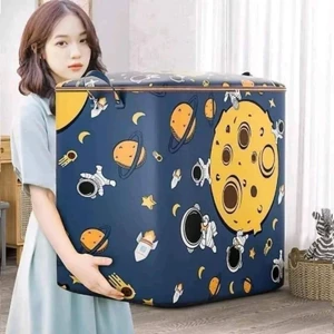 Túi Đựng Chăn Màn Quần Áo Cỡ Lớn 100L- 220L (Chống Thấm) . Túi Đựng Quần Áo GốI Mền Cỡ Lớn Có Khoá Ké