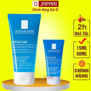 Sữa Rửa Mặt La Roche Posay 50ml CHÍNH HÃNG- Srm Laroche Posay Mini Tạo Bọt Cho Da Dầu Mụn, Khô,Nhạy Cảm Japari