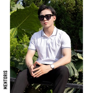 [Oulet Không Đổi Trả] Áo Thun Nam có cổ Coolmax thương hiệu Mentoris chất liệu Cao cấp, thấm hút, khử mùi hiệu quả MPL34