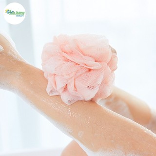 Bông Tắm Tròn Size 20*20cm Siêu Mềm Mịn, bông tắm lưới tạo bọt