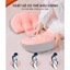 Gối Bầu Cánh Tiên IQKAO BG02 Cao Cấp - Nâng Đỡ Bụng, Giảm Đau Lưng , Cải Thiện Giấc Ngủ Cho Mẹ Bầu Hiệu Quả