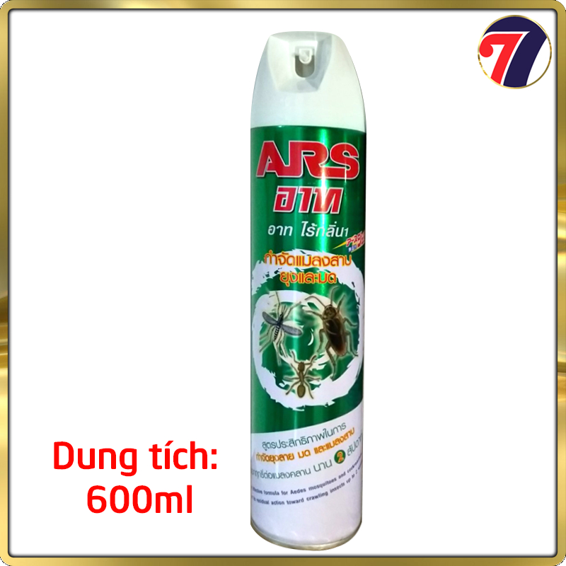 Chai Xịt Côn Trùng Không Mùi ARS Thái Lan 600ml (Gián, ruồi, muỗi ...