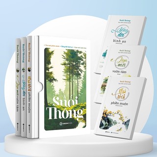 Combo Sách Suối Thông - Thả Trôi Phiền Muộn + Sống Đời Bình An + Làm Mới Vườn Tâm