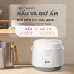 Nồi cơm điện Cuckoo 1.8L CR-1095 màu trắng- Công nghệ nhiệt 3D - bản quốc tế tiếng Anh - Hàng chính hãng Cuckoo Việt Nam — ảnh 8