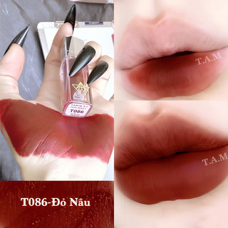 đỏ nâu son mịn lì son kem chính hãng tam cosmetic