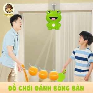 Đồ chơi bóng bàn treo tường tập phản xạ luyện đánh bóng bàn vận động thể thao trong nhà cho bé.