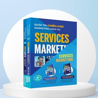 Sách - Textbook Services Marketing - Quản Trị Chiến Lược Marketing Dịch Vụ (2 quyển)