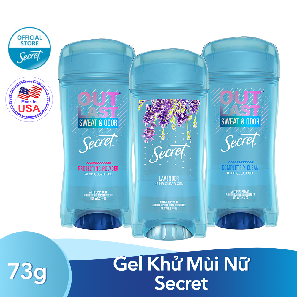 Gel khử mùi và ngăn tiết mồ hôi Secret 73g | Shopee Việt Nam