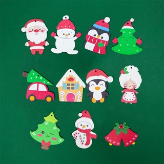 Combo 100 Hình Gỗ Tô Màu Noel - Quà Tặng Noel Siêu Đẹp - Trang Trí Noel - Decor Giáng Sinh