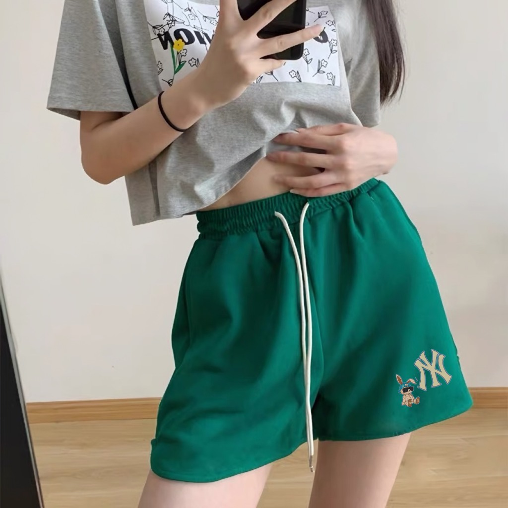Quần Short Nữ NY LA Vải Nỉ Chân Cua Cao Câp Nhiều Màu Có Túi Freesize 65kg Unim Store - QSN01
