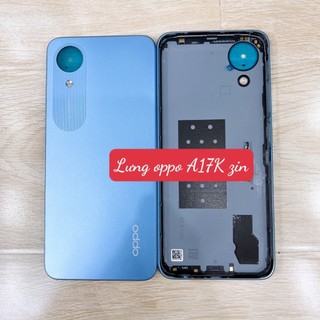 lưng vỏ oppo a17k, cph2471, vỏ bộ, lưng pin, nắp lưng, nắp pin, khung sườn, benzen, vỏ oppo