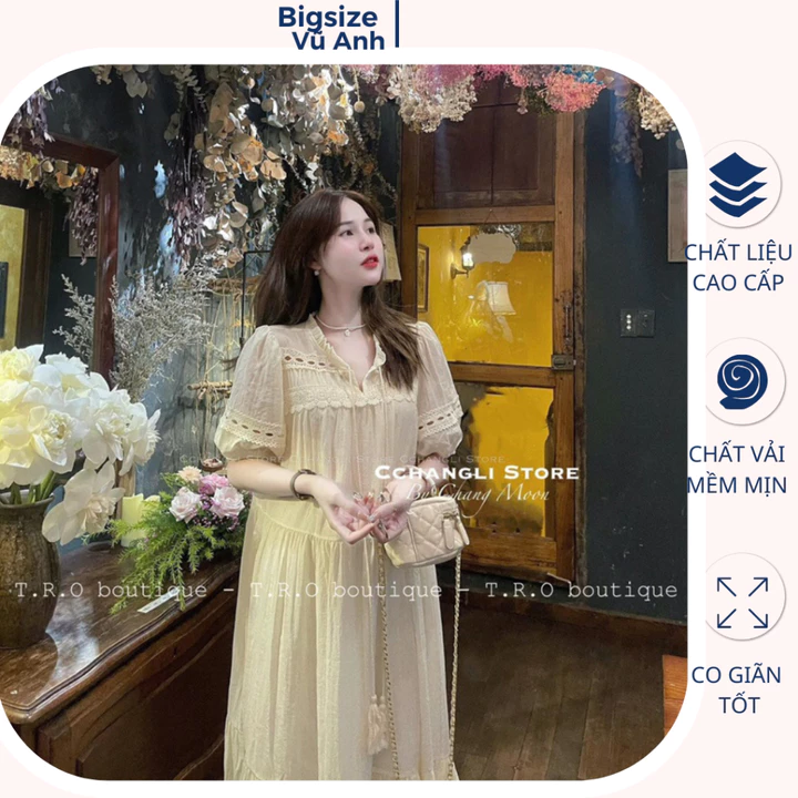 Đầm bầu babydoll , váy bầu xinh thiết kế tơ thô babydoll dây cổ tiểu thư cực xinh