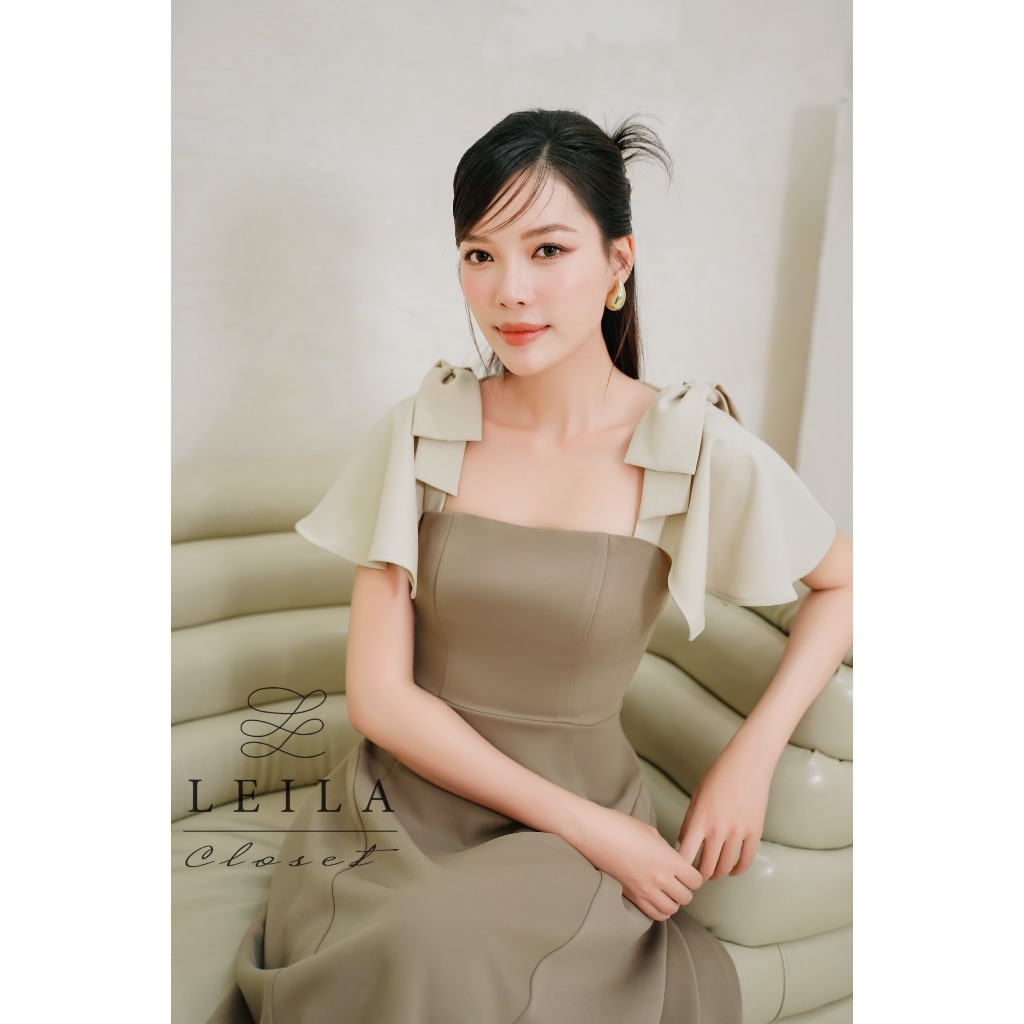 TIARA OLIU DRESS LEILA CLOSET Shopee Việt Nam