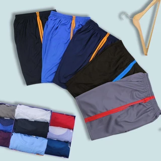 COMBO 5 QUẦN ĐÙI THUN NAM 3 Mặc nhà Kiểu dáng thể thao - Bình Dân (4 size từ 45kg - 85kg)