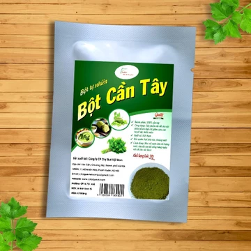 Set 3 gói bột cần tây gói 20gr nguyên chất 100% sấy lạnh từ cây cần tây dùng để uống hỗ trợ giảm cân tốt cho sức khỏe