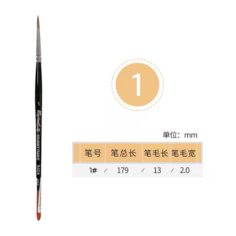 [Có Sẵn] Kolinsky Sable Brush - Cọ vẽ lông chồn Raphael 8404 | Shopee ...