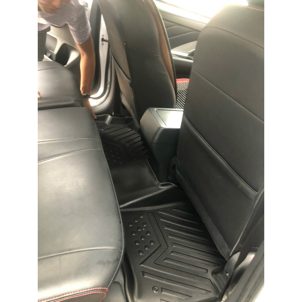 Thảm lót sàn ô tô Mitsubishi Xpander 2018-2023, Xpander Cross,Thảm nhựa TPE 5D đúc nguyên khối theo xe. Bộ 4 miếng