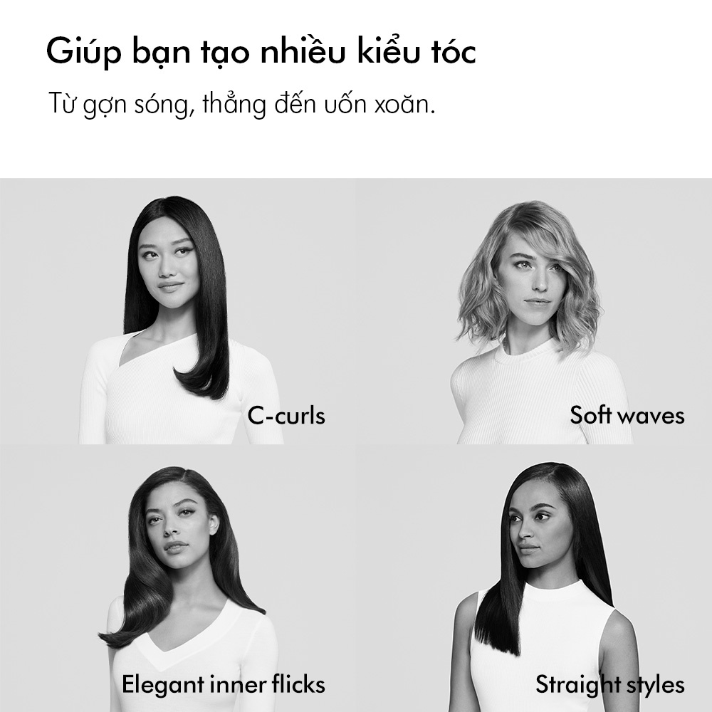 Ảnh Máy duỗi tóc Dyson Corrale ™ HS07 (Đen Xám Hồng) 4