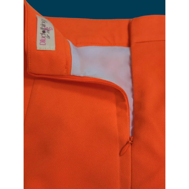 Set Áo blazer nữ màu cam - Váy A [MAY THEO SỐ ĐO] - chất liệu cao cấp, 2 lớp, lót lụa mềm - Tiệm may Diluclothing