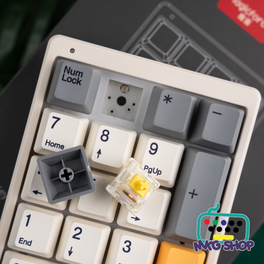 Numpad MF17 RGB bàn phím cơ nhỏ gọn, kết nối type C keycap PBT, keymap ...
