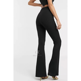 [HOT] Hack Dáng Với Quần Ống Loe Cạp Thun Lưng Cao (Hàng Thiết Kế Loại 1)  - Hàng Hiệu Cao Thiên Nhi