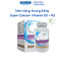 Viên uống xương khớp Super Calcium Vitamin D3 + K2 NCB bổ sung canxi, hỗ trợ sụn khớp khỏe mạnh 120 viên