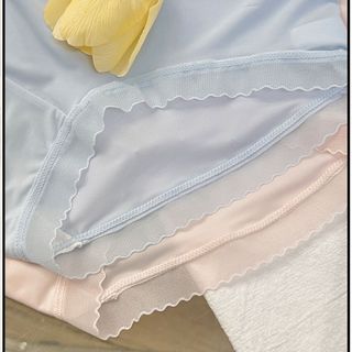 Quần lót nữ lụa băng tàng hình mềm mịn thoáng mát, Quần chíp nữ viền ren sexy quyến rũ DEVARI L369