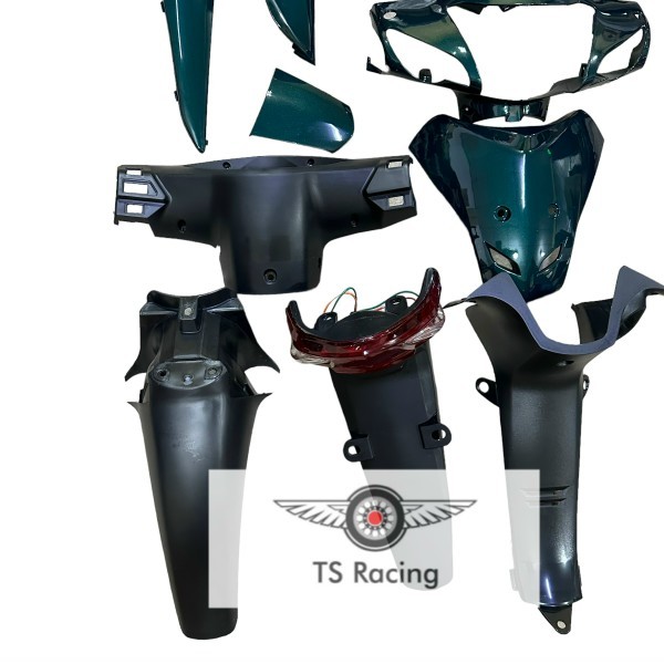 Dàn áo wave a xanh rêu xanh lá  - tặng team 3 lớp